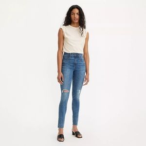 Levi's 721 High Rise Skinny‎ Women's Distressed Jeans Medium Wash Size 29